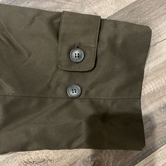 Ralph Lauren RN 21510 Brown Long Trench Over Coat Size 44L Mens - Picture 7 of 8